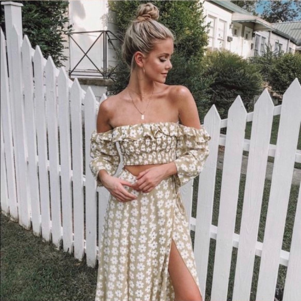 Faithfull the Brand Crop and Skirt Set